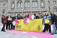 QueerRefugees - Schweiz: Petition an die Bundesversammlung eingereicht, Foto: Valérie Chételat 