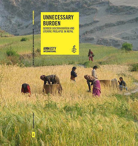 Amnesty International Report - 20 Februray 2014 - ASA 31/001/2014 - Unnecessary burden - Gender discrimination and uterine prolapse in Nepal